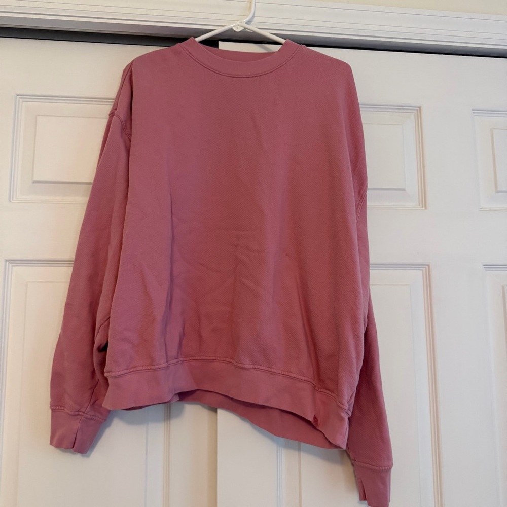 Set active gloss light weight sweats sweatshirt